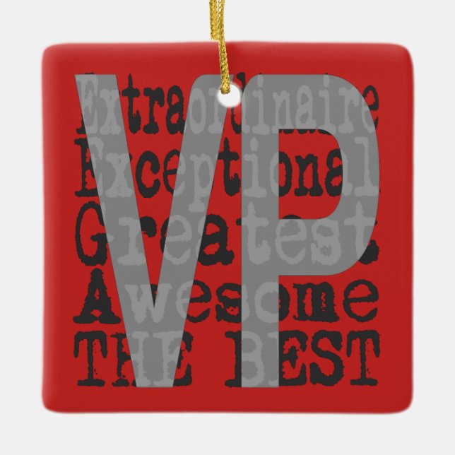 VP Extraordinaire Julgransprydnad Keramik (Framsida)