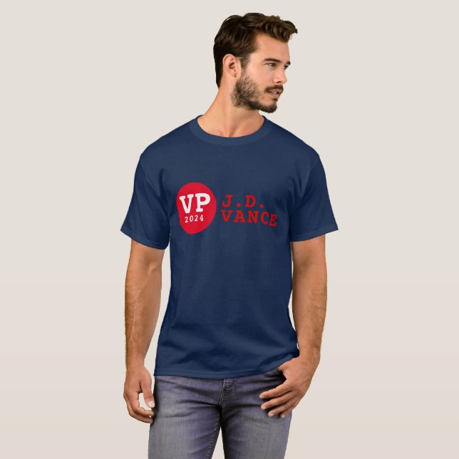 VP J. D. VANCE 2024 T SHIRT (Hel framsida)