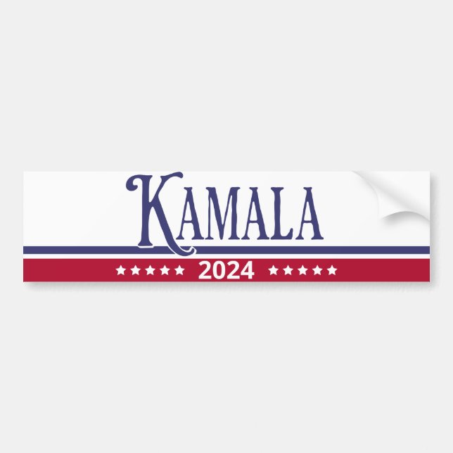 VP Kamala 2024 Bildekal (Framsidan)