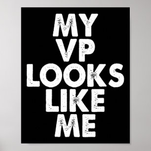 VP ser ut som jag Kamala Harris Feminist Gift Poster