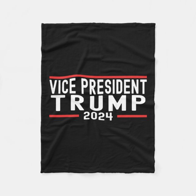 Vp Trump Funny Biden Valection Vp Trump 2024 1 Fleecefilt (Framsidan)