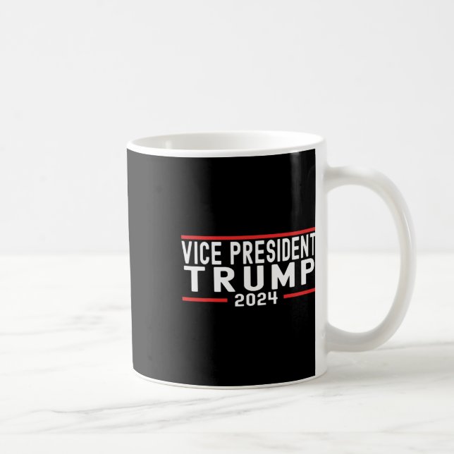Vp Trump Funny Biden Valection Vp Trump 2024 1 Kaffemugg (Höger)