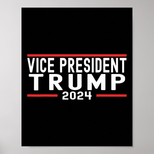 Vp Trump Funny Biden Valection Vp Trump 2024 1 Poster (Framsidan)