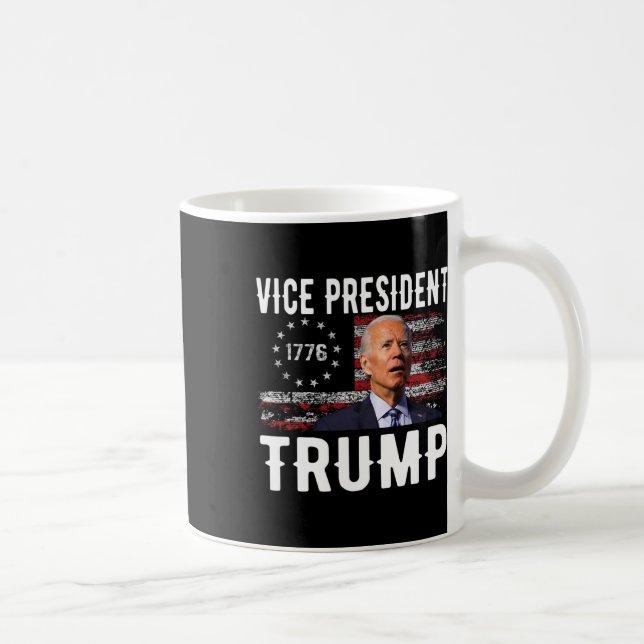 Vp Trump Funny Biden Valection Vp Trump 2024 Kaffemugg (Höger)
