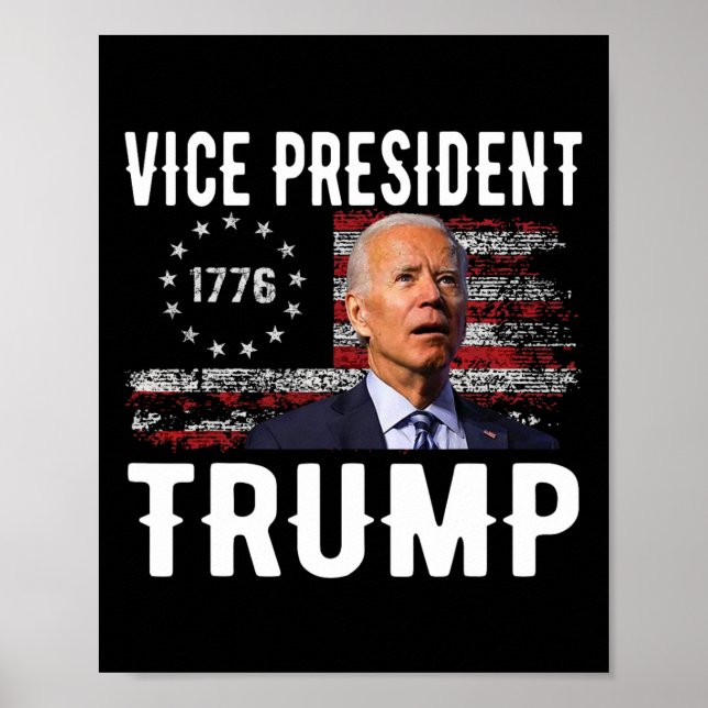 Vp Trump Funny Biden Valection Vp Trump 2024 Poster (Framsidan)