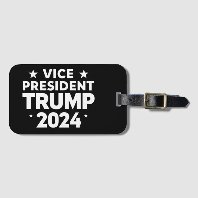 VP Trump Funny Valection Joe Biden Funny Quote Bagagebricka (Framsida horisontal)