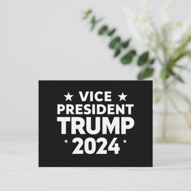 VP Trump Funny Valection Joe Biden Funny Quote Vykort (Stående Fram)