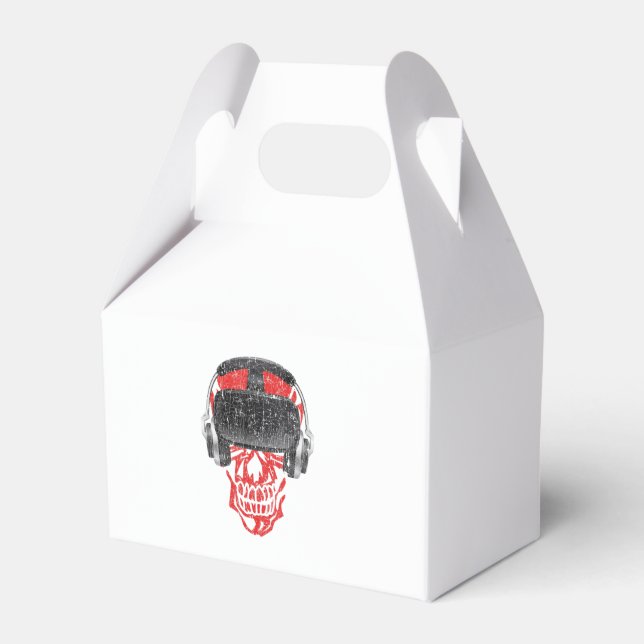 Vr Gamer Headset Video Game Skull - Virtuell verkl Presentaskar (Framsidan Sidan)