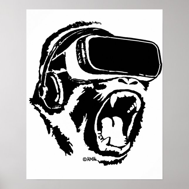 VR Gorilla Poster (Framsidan)