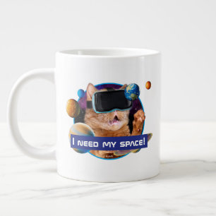 VR Kat i rymden Jumbo Mugg