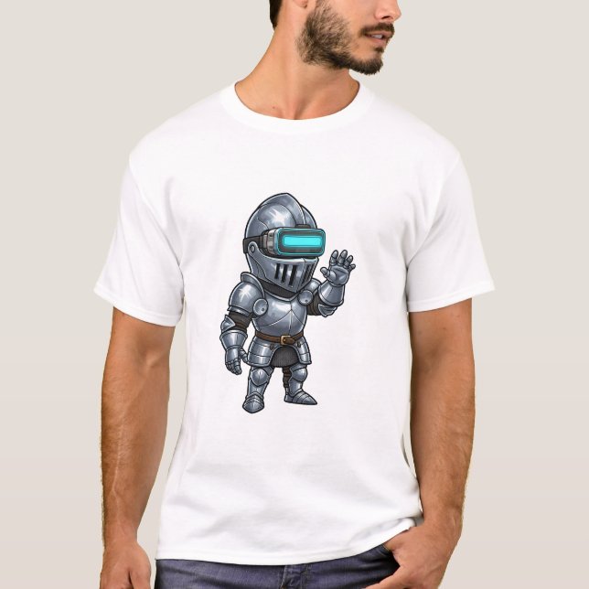 VR Knight Wave T Shirt (Framsida)