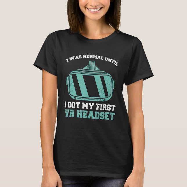 Vr Player för en Virtuell verklighet Nerd 1 T Shirt (Framsida)