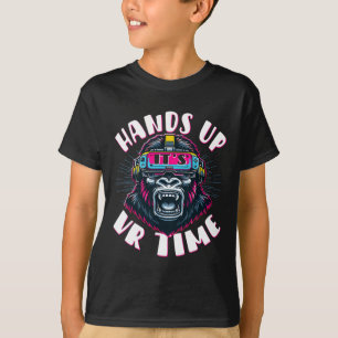 Vr-spelare Vr-spelare Virtual Reality Vr-spel Vide T Shirt
