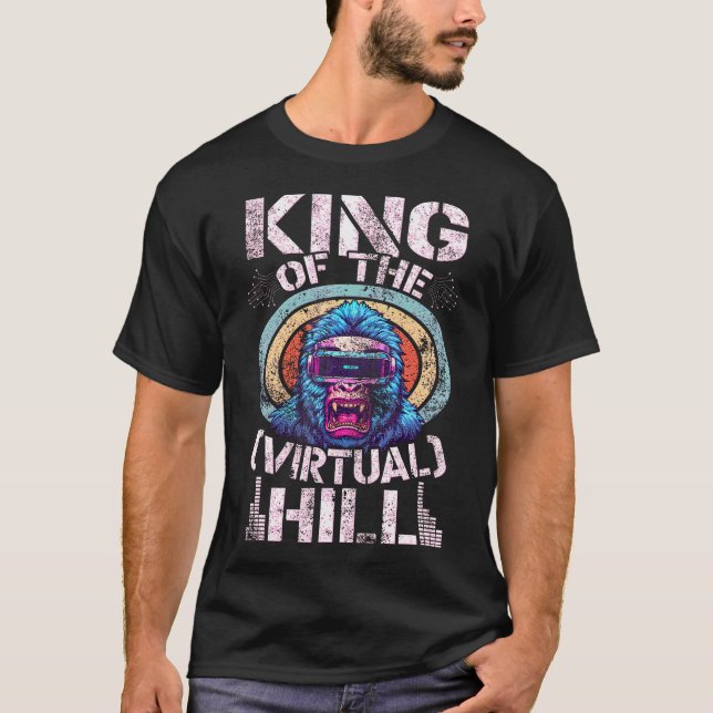Vr Spelare Vr Spelare Virtual Reality Vr Spel Vide T Shirt (Framsida)