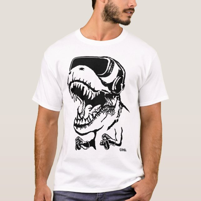 VR T-rex T-shirt (Framsida)