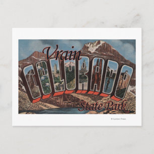 Vrain State Park, Colorado - Large Brev Scenes Vykort