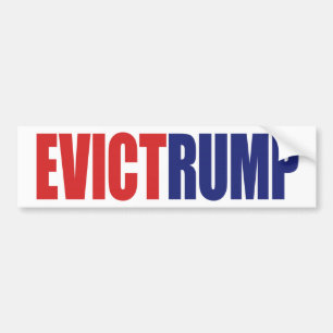 Vräk Rump - Ställ Trump inför riksrätt Bildekal