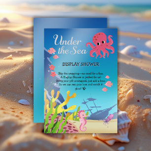 Vrak under Sea Baby Shower Tilläggskort