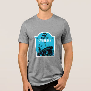 Vrakdykning Karibien T Shirt