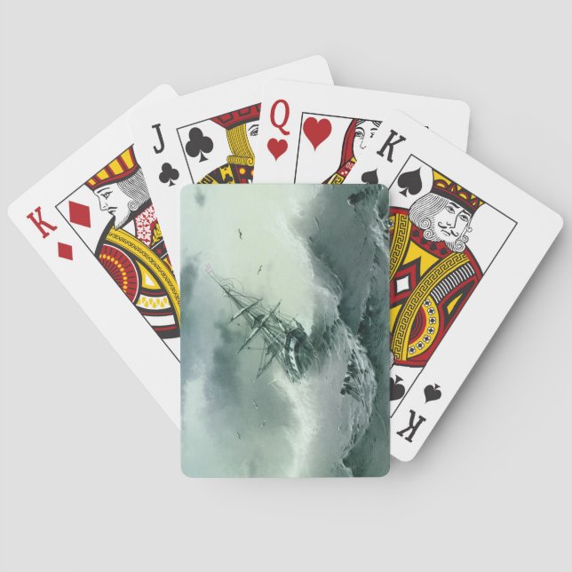 Vraket (av Ivan Aivazovsky) Casinokort (Baksidan)