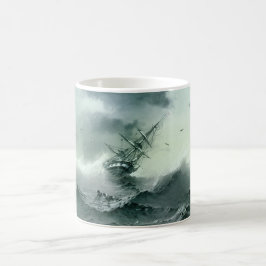 Vraket (av Ivan Aivazovsky) Kaffemugg