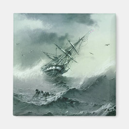 Vraket (av Ivan Aivazovsky) Magnet