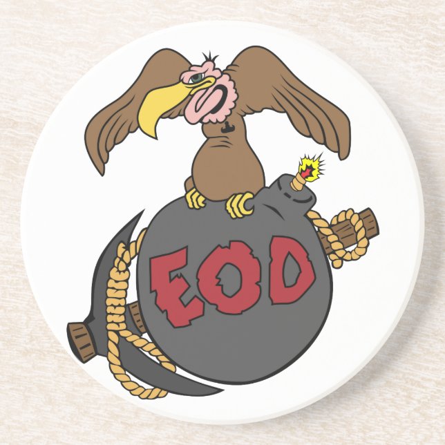 Vråket bombarderar och väljer underlägg sandsten (Framsidan)