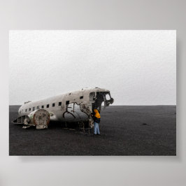 Vraket efter DC9-planet Poster