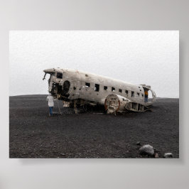 Vraket efter DC9-planet Poster