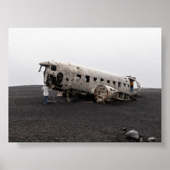 Vraket efter DC9-planet Poster (Framsidan)