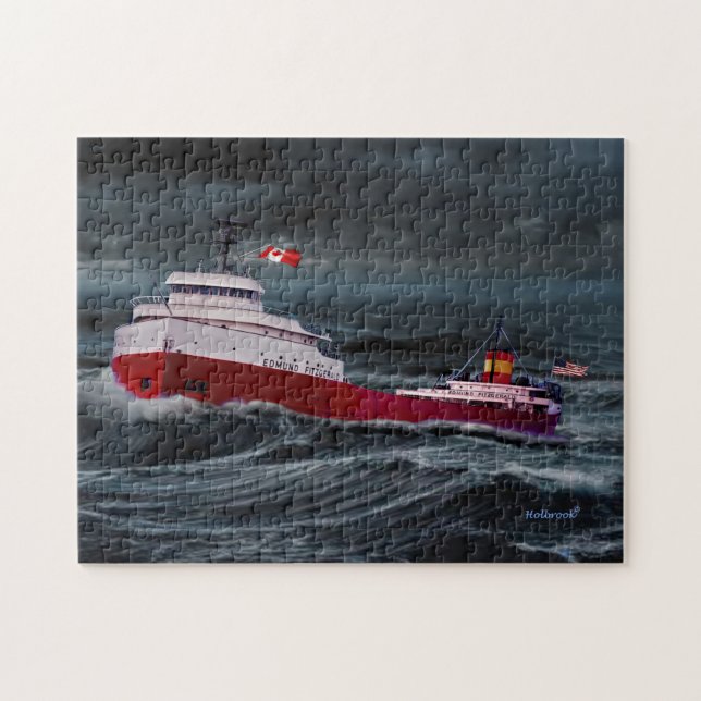 VRAKET EFTER EDMUND FITZGERALD PUSSEL (Horisontell)
