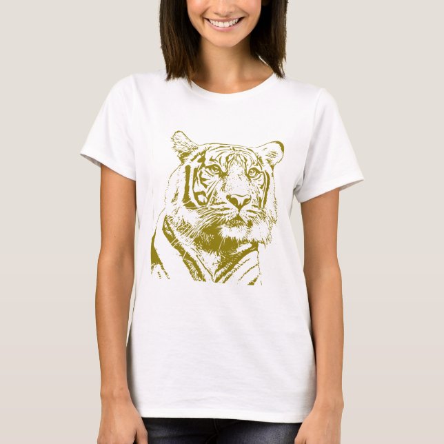 Vrål av bevarande : tigern t shirt (Framsida)