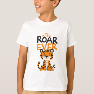 Vråla Alltid Söt Tiger Konst T Shirt