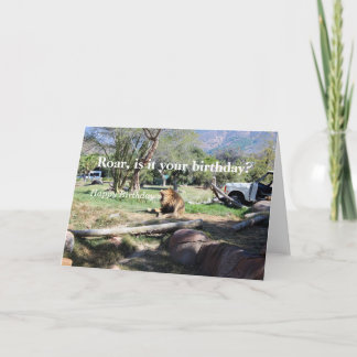 Vråla - är det din födelsedag? Grattis på Kort