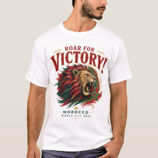 Vråla för seger! Marockos VM 2026 T-shirt