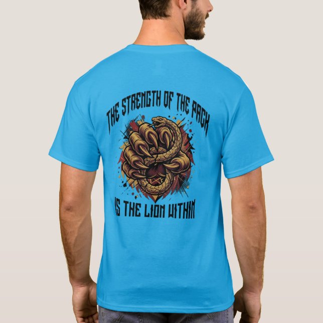 Vråla Högre Lejon T-Shirt – Nationens Styrka (Baksida)