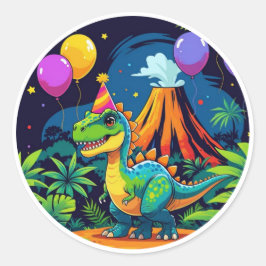 Vråla Natt Dino Klistermärke
