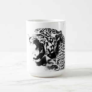 Vrålande Jaguar Kaffemugg