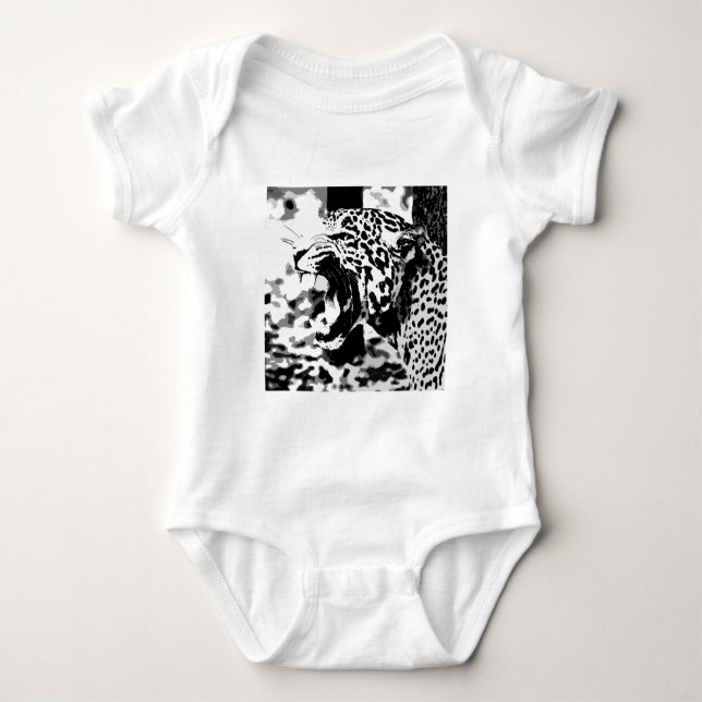 Vrålande Jaguar Tee Shirt (Framsida)