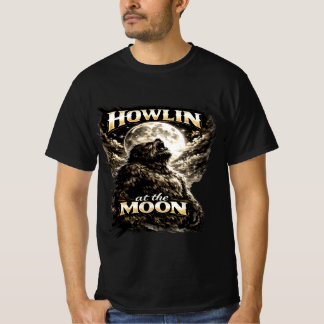 Vrålande mot månen V5 Bigfoot-tröja,Sasquatch Moo T Shirt
