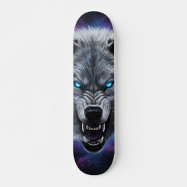 Vrålande varghuvud Skateboard