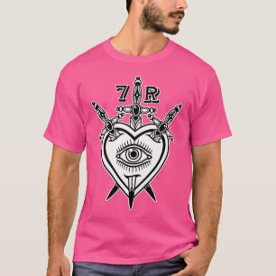 Vrålande vargtatuering Amerikansk traditionell tat T Shirt