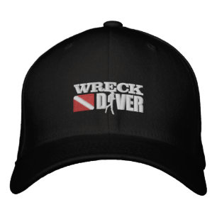 Vreck Diver Embroized Cap Broderad Keps