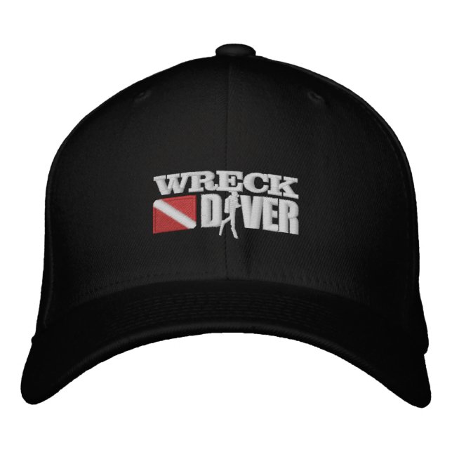 Vreck Diver Embroized Cap Broderad Keps (Framsida)