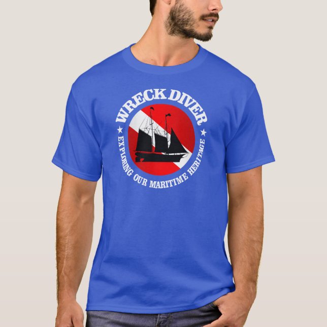 Vreck Diver (Frakt)(r) Tee Shirt (Framsida)