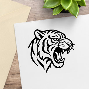 Vred Tigergnällig Stämpel