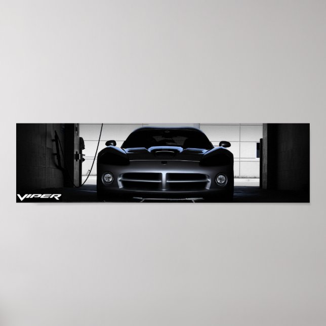 Vrid Beasten - Poster Dodge Viper SRT10 (Framsidan)