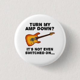 Vrid min AMP Down Electric Guitar Funny Guitarist Knapp