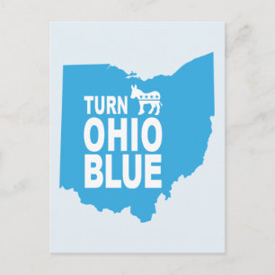 Vrid Ohio Blue vycard   Rösttillstånd progressivt Vykort