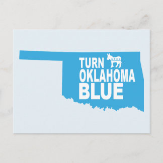 Vrid Oklahoma Blue vycard | Röststatsdemokrat Vykort